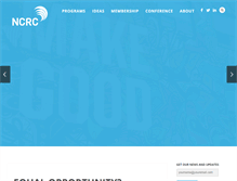 Tablet Screenshot of ncrc.org